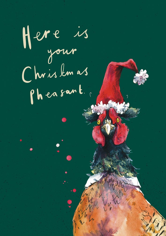 Pheasant Christmas Card