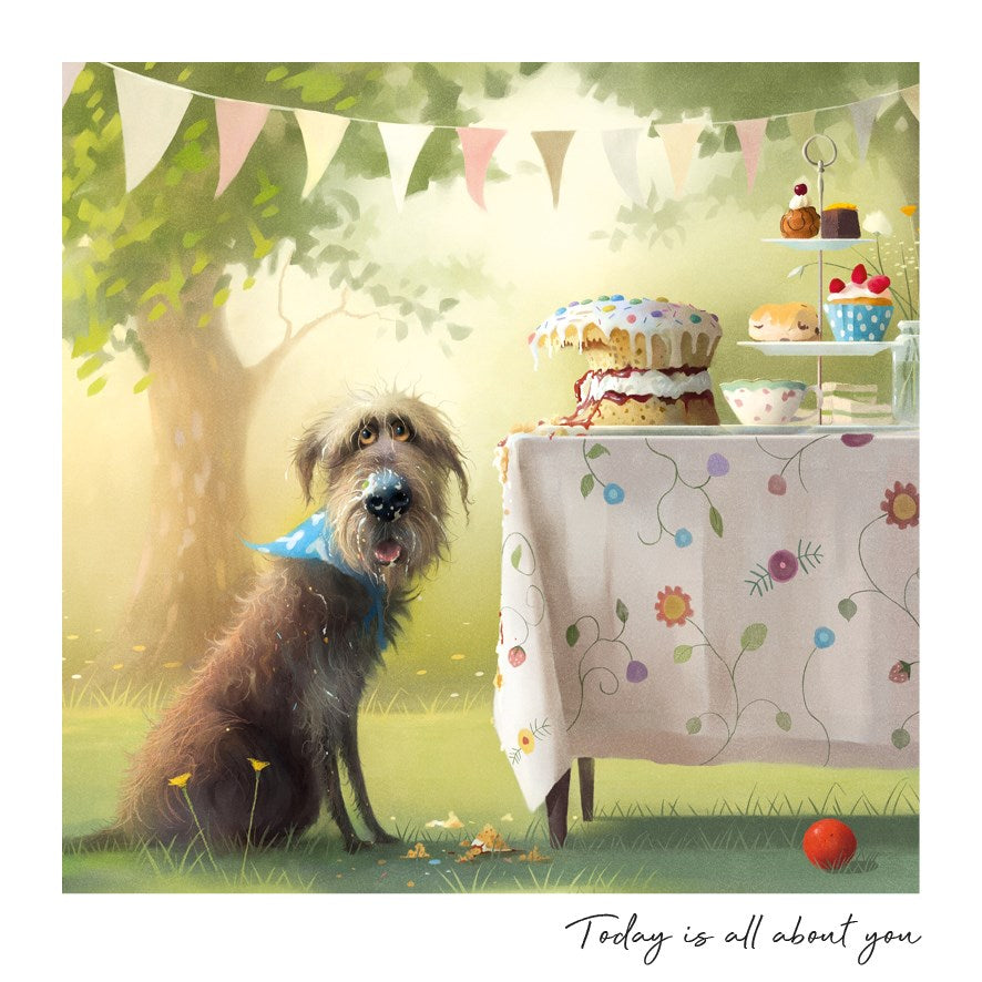 Birthday Toby the Dog Card
