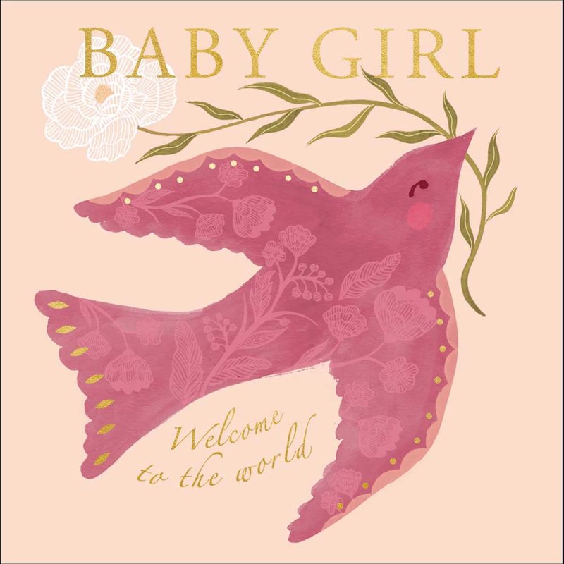 Baby Girl Greetings Card