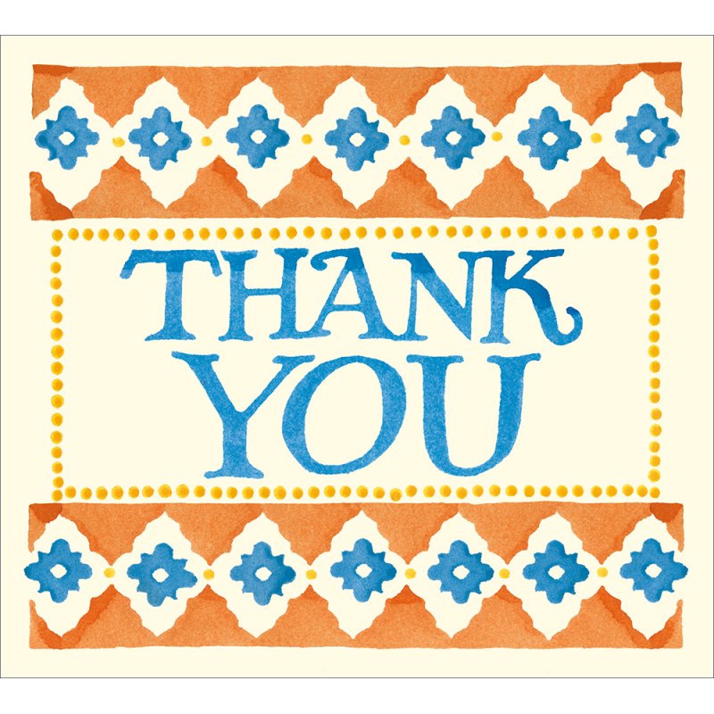 Emma Bridgewater Thank You Greetings Card