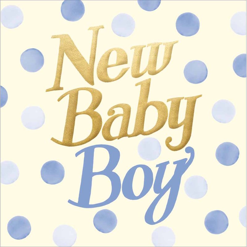 Emma Bridgewater New Baby Boy Greetings Card