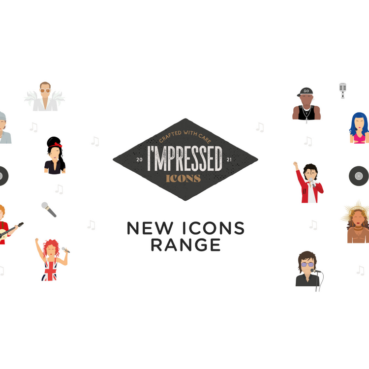 I'mPressed Icons Greetings Cards