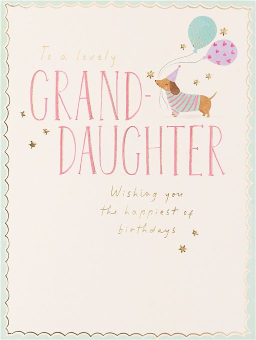 Granddaughter Greetings Cards