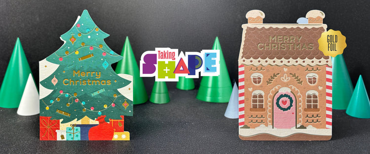 Taking Shape Christmas Greetings Cards