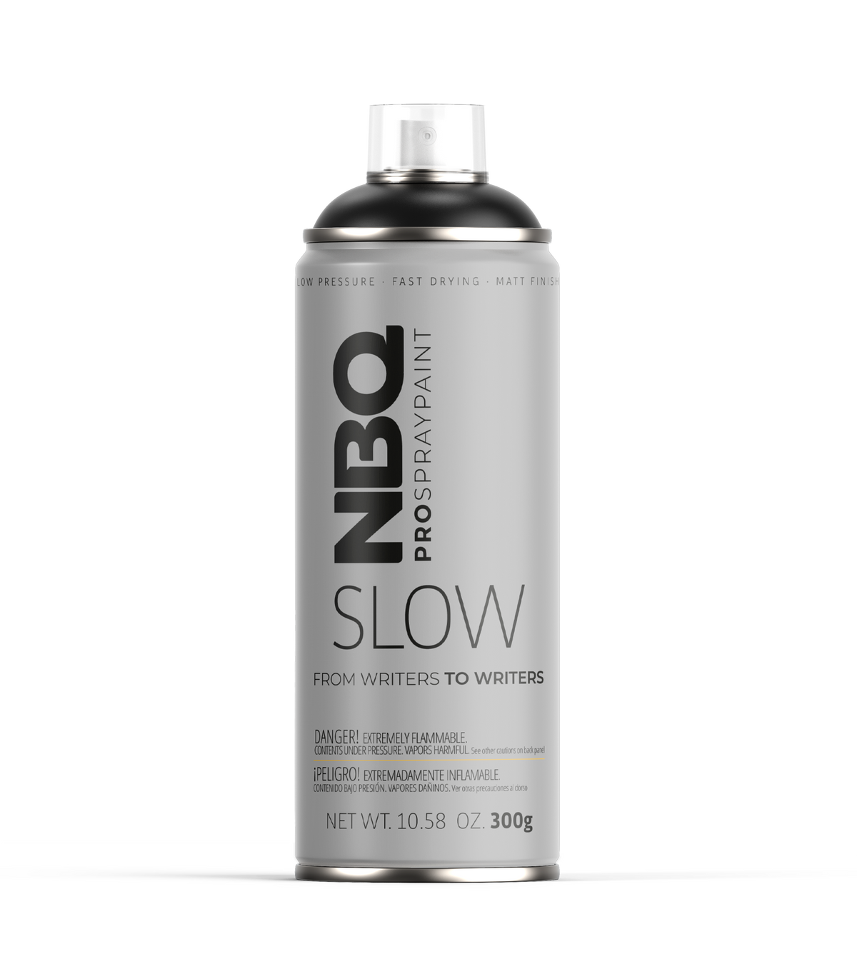 NBQ Slow 400ml Spray Paint – Black
