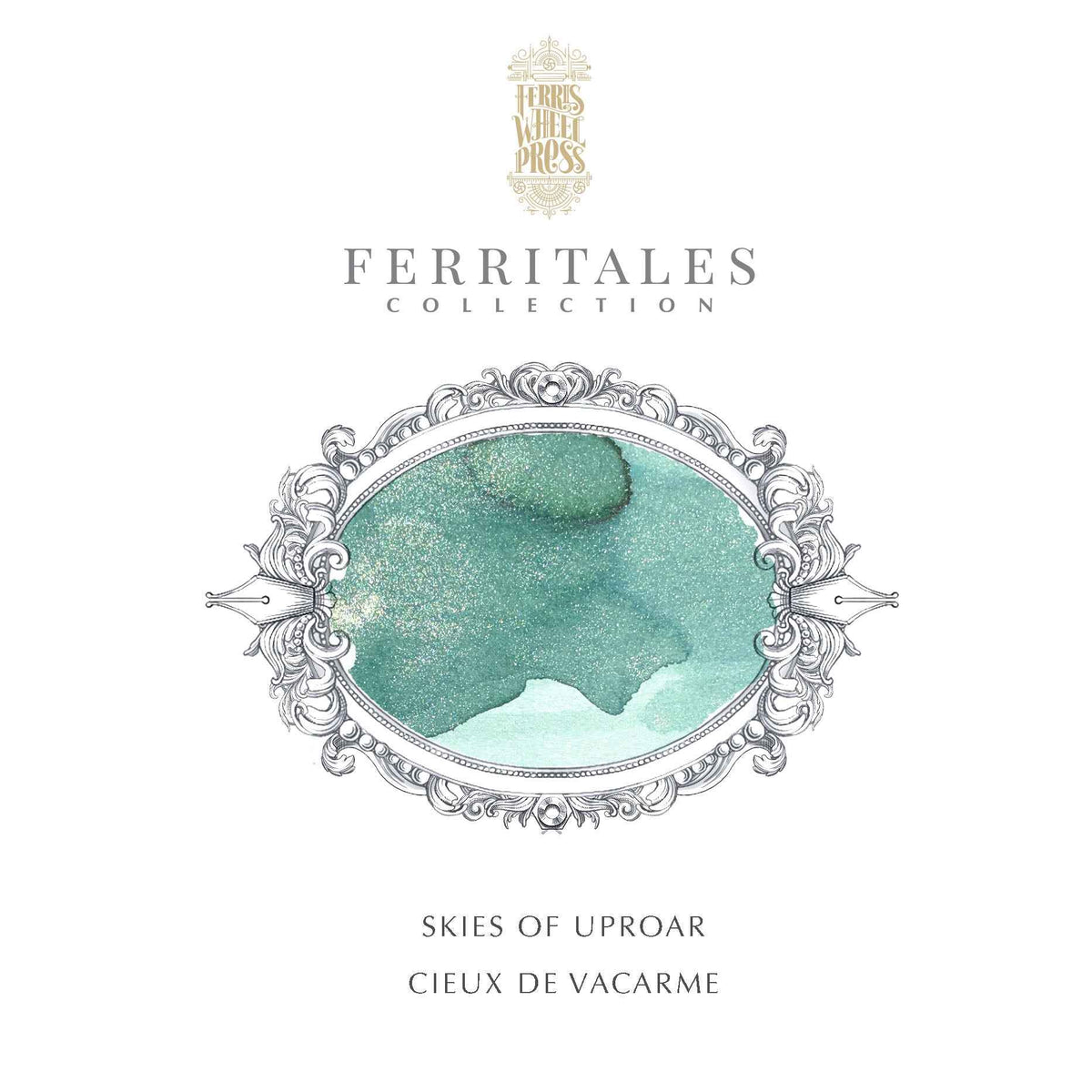 Ferris Wheel Press FerriTales Fountain Pen Ink – Skies of Uproar, 10ml