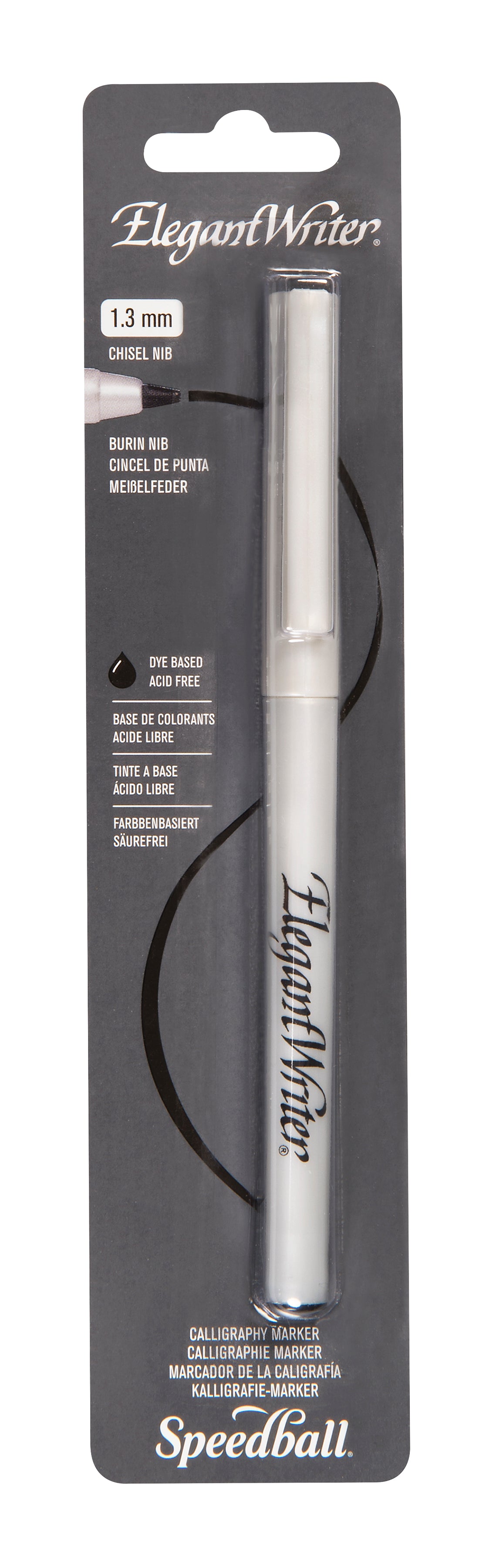 Speedball Elegant Writer Calligraphy Marker, Extra Fine – Black