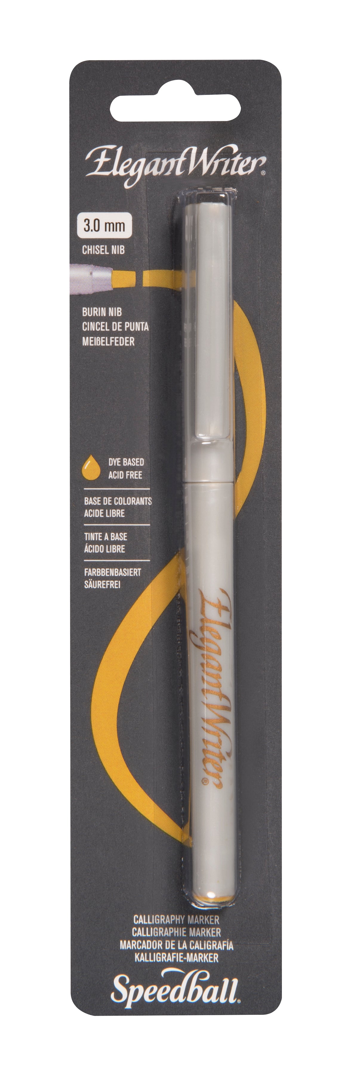 Speedball Elegant Writer Calligraphy Marker, Broad – Gold