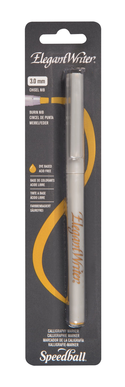 Speedball Elegant Writer Calligraphy Marker, Broad – Gold