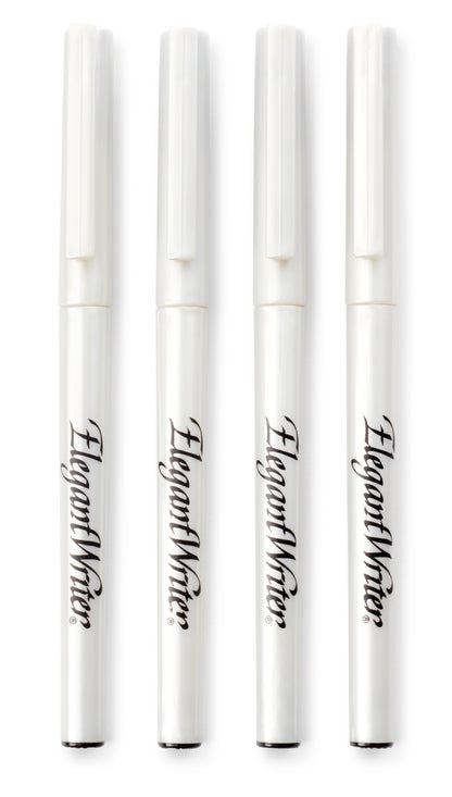 Speedball Elegant Writer Calligraphy Marker Set of 4 – Black