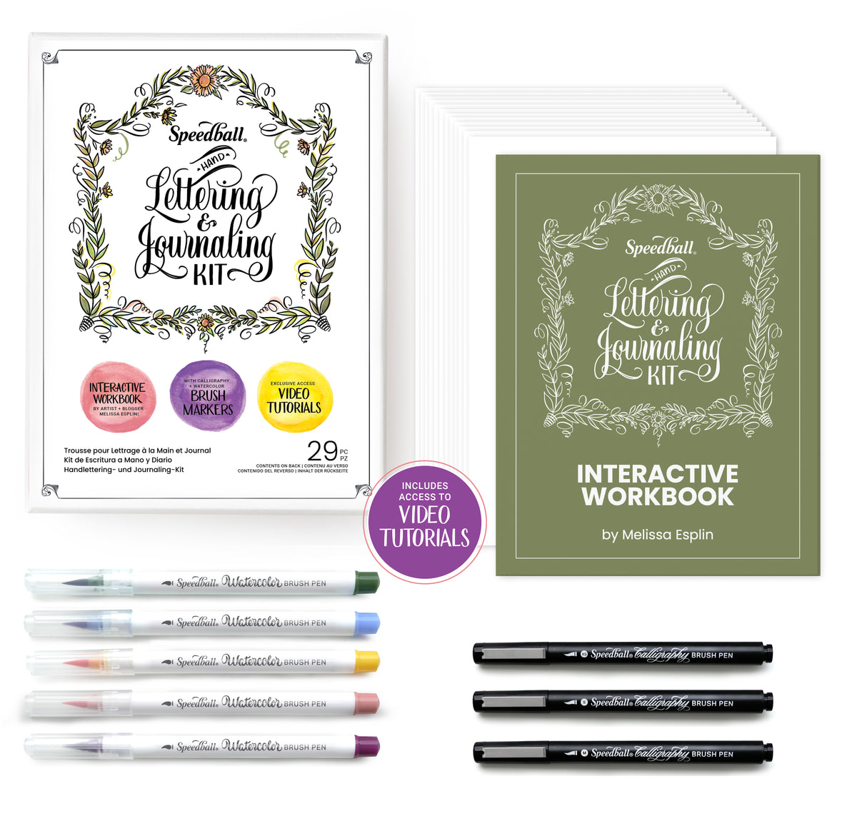 Speedball Hand-Lettering and Journaling Kit