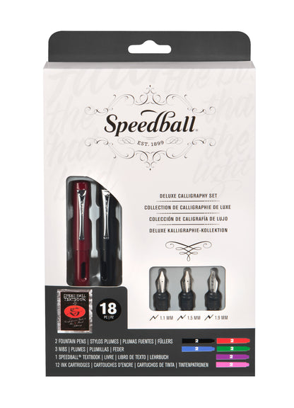 Speedball Calligraphy Fountain Pen Deluxe Set