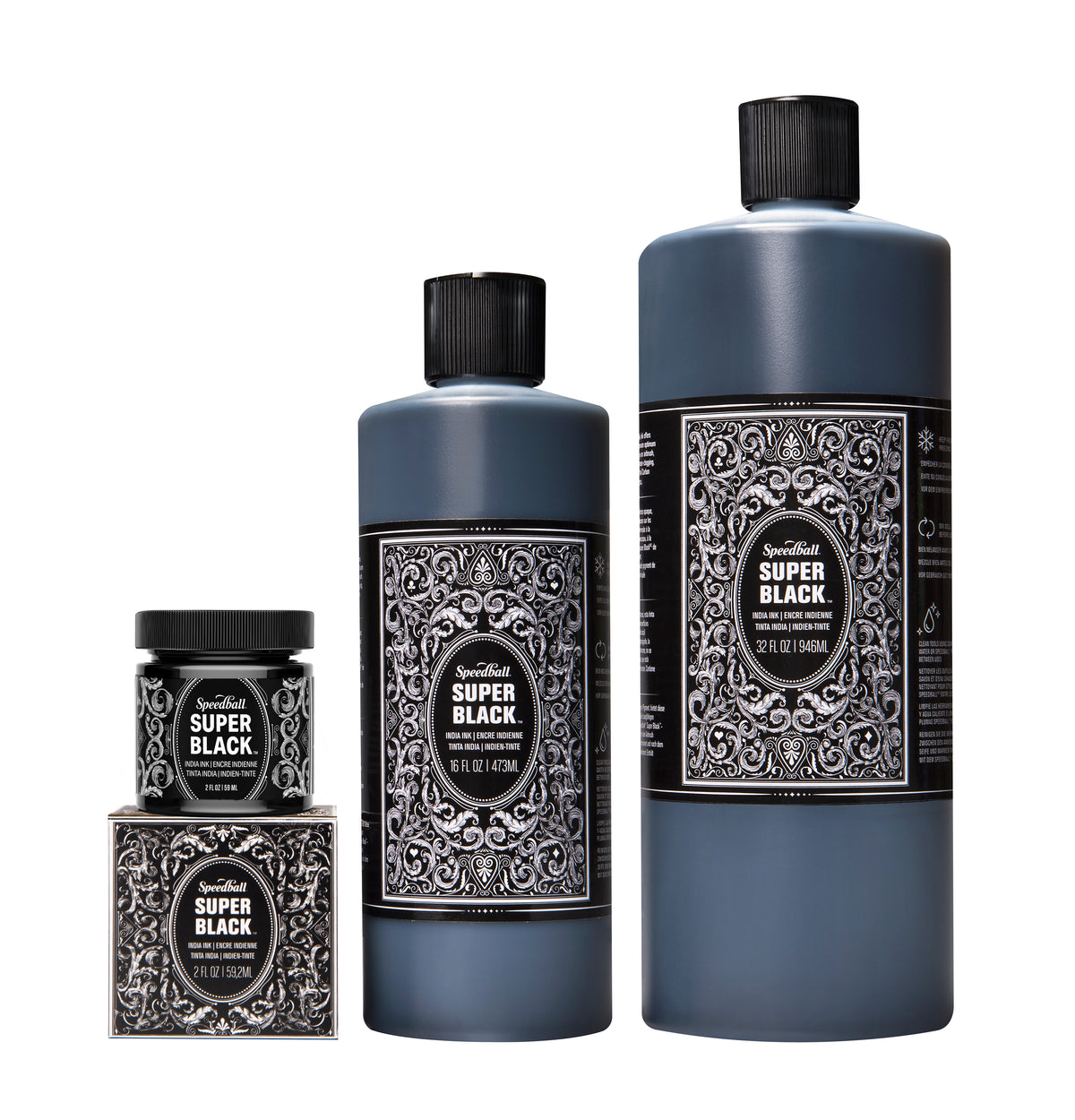 Speedball Super Black India Ink 946ml