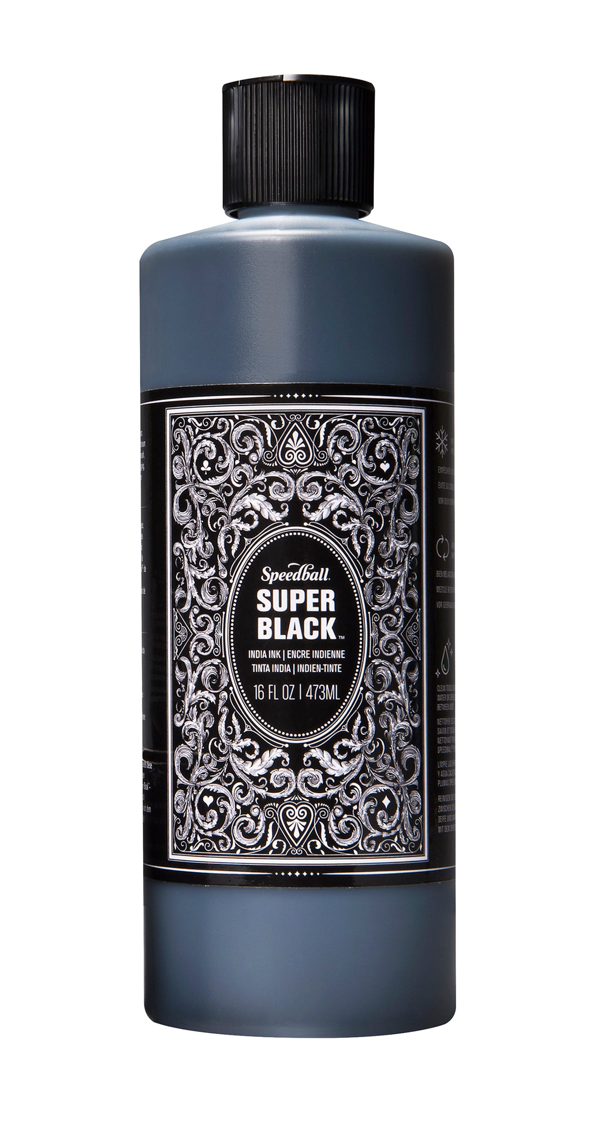 Speedball Super Black India Ink 473ml
