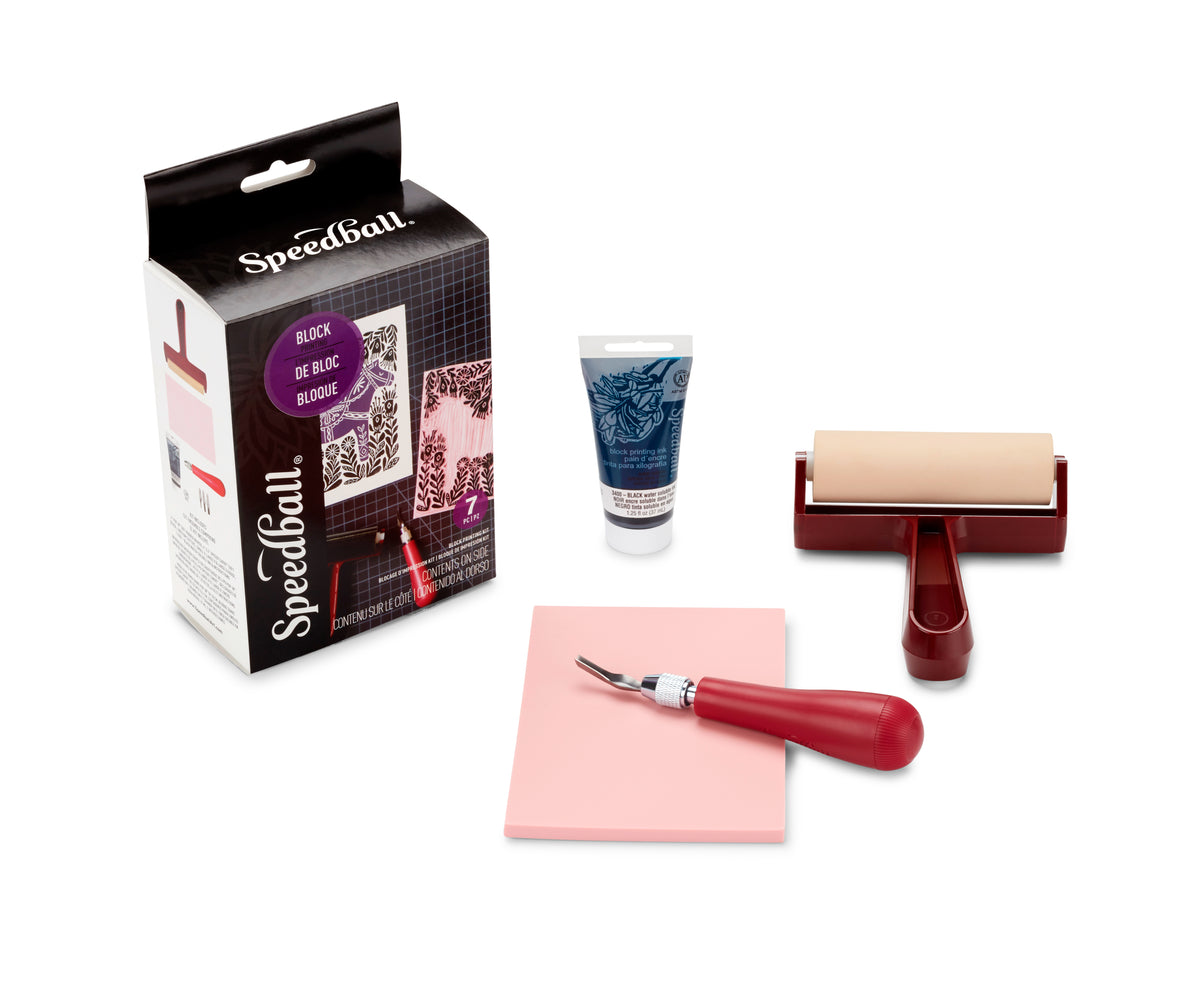 Speedball Super Value Water-Soluble Block Printing Starter Kit