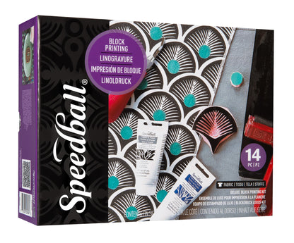 Speedball Block Printing Fabric Deluxe Kit