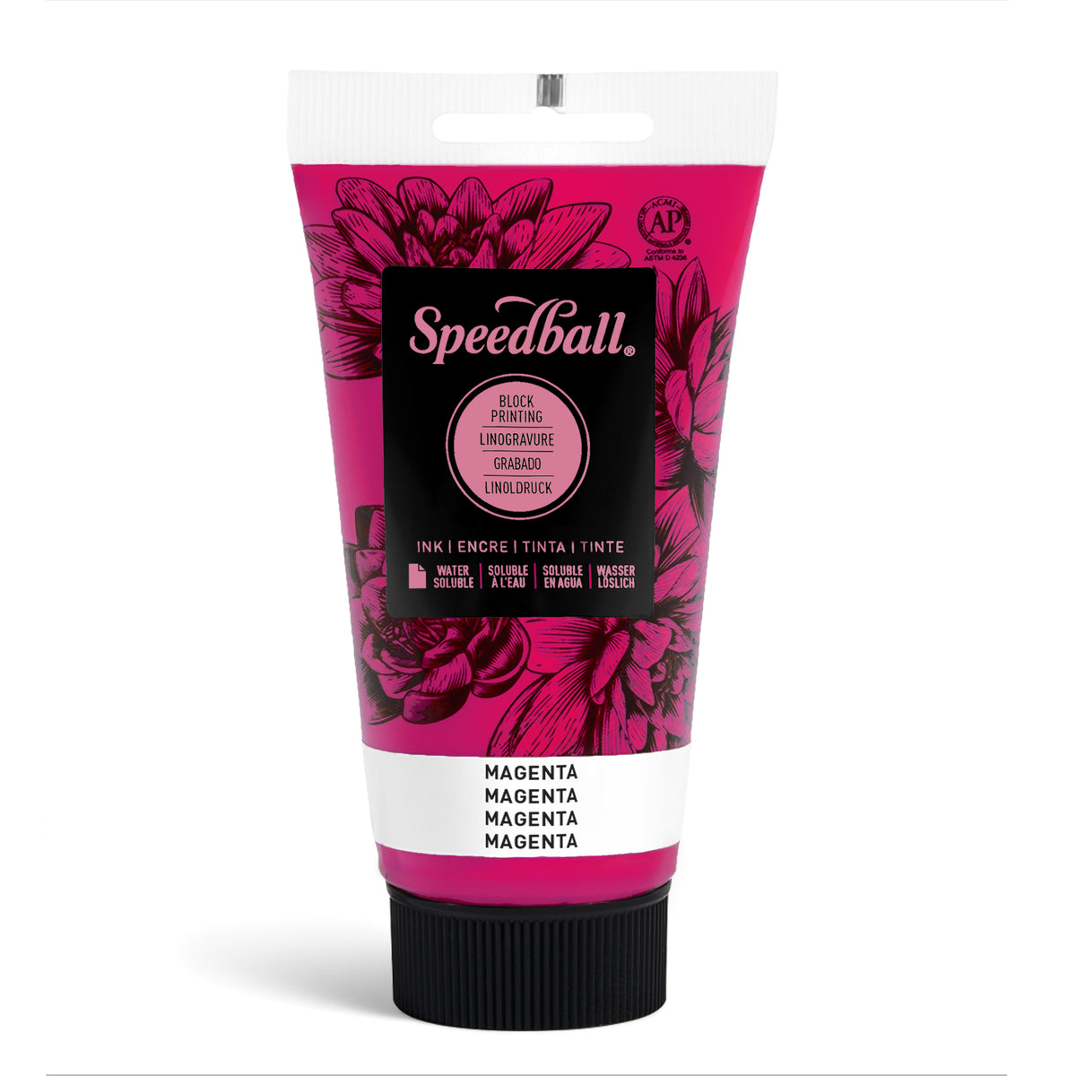 Speedball Water-Soluble Block Printing Ink 75ml – Magenta