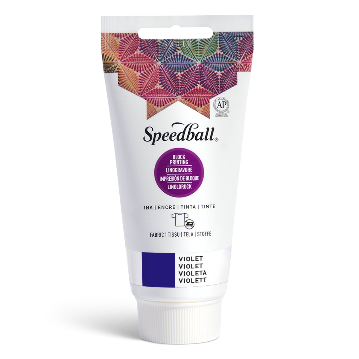 Speedball Fabric Block Printing Ink 74ml – Violet