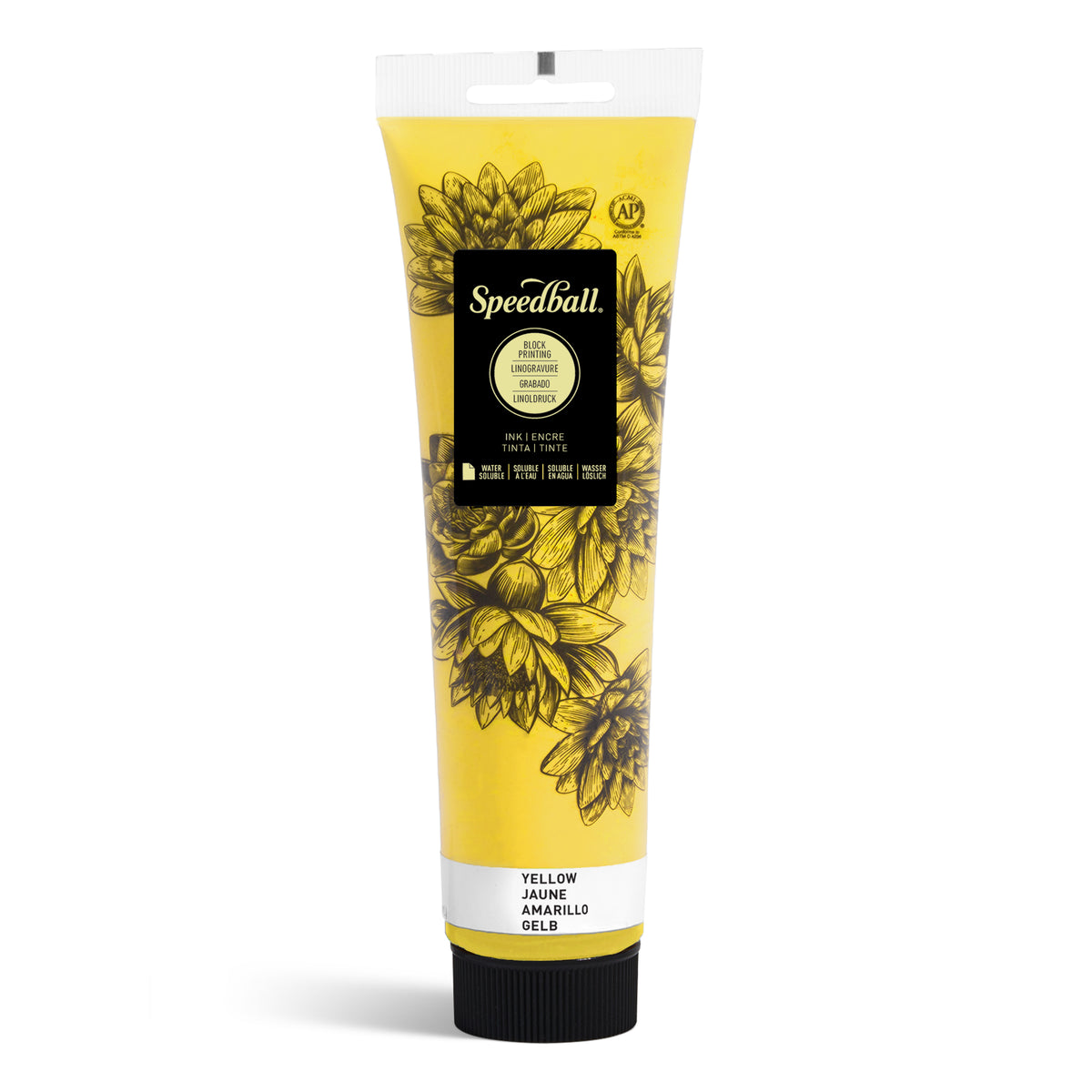 Speedball Water-Soluble Block Printing Ink 150ml – Yellow