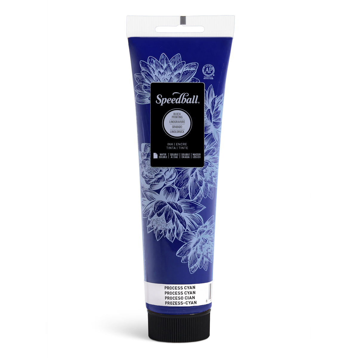 Speedball Water-Soluble Block Printing Ink 150ml – Process Cyan