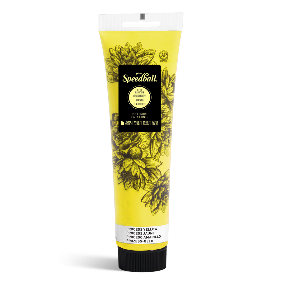 Speedball Water-Soluble Block Printing Ink 150ml – Process Yellow