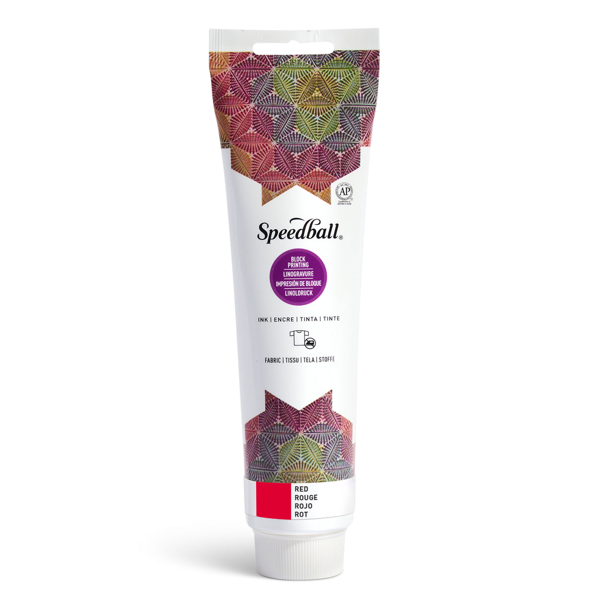 Speedball Fabric Block Printing Ink 148ml – Red