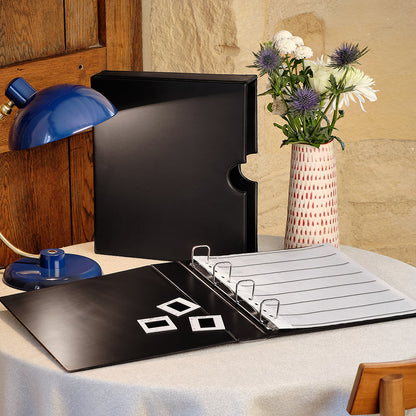 Kenro ringbinder with slipcase lifestyle