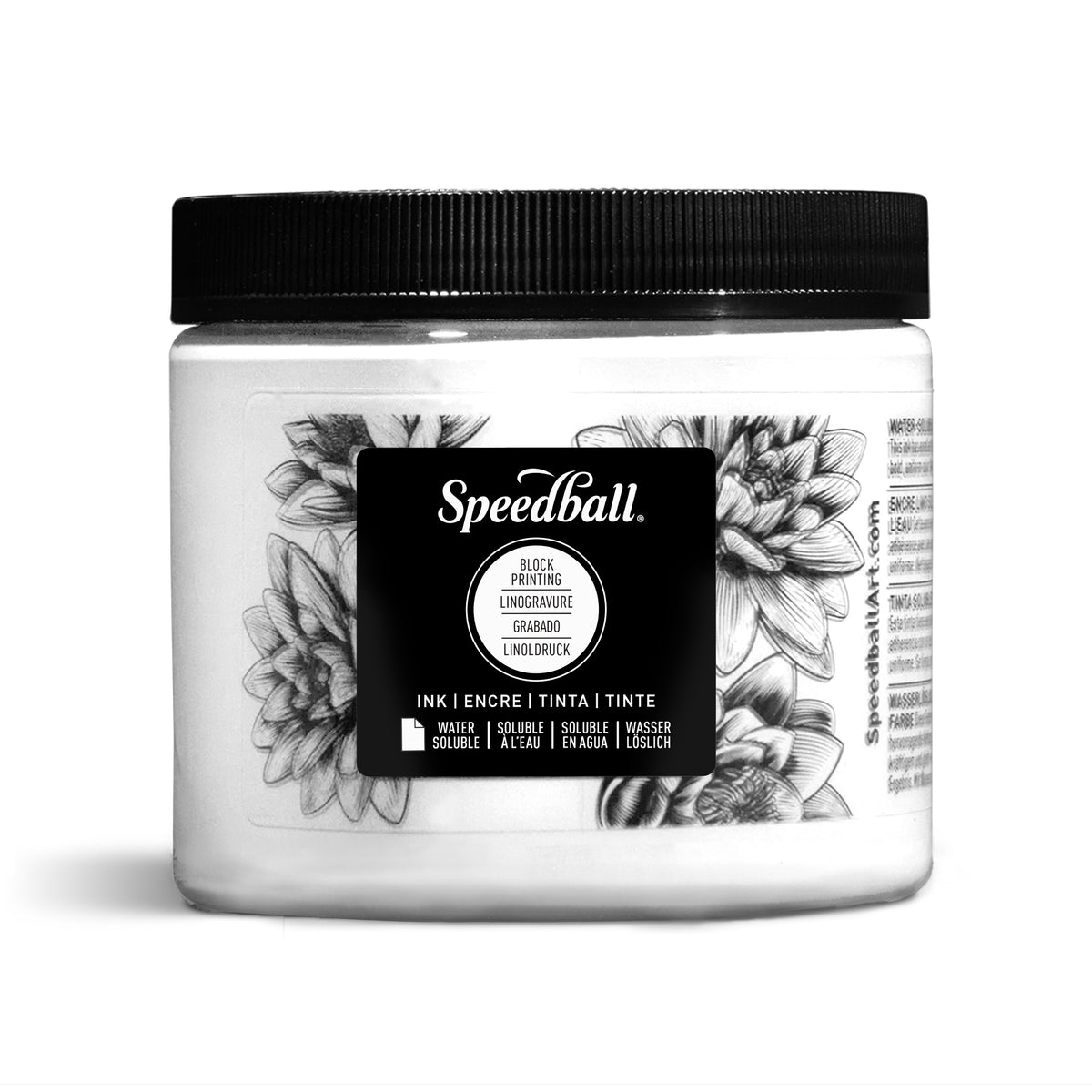 Speedball Water-Soluble Block Printing Ink 473ml – White