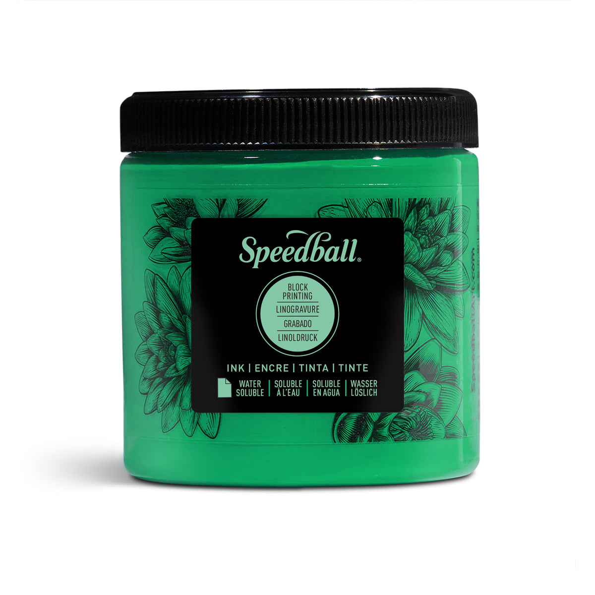 Speedball Water-Soluble Block Printing Ink 236ml – Green