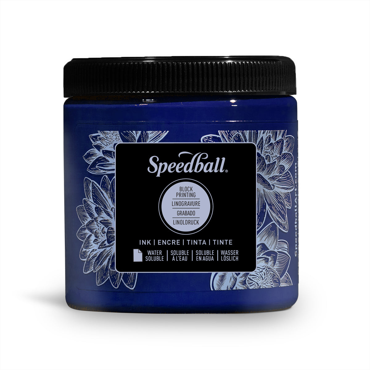 Speedball Water-Soluble Block Printing Ink 236ml – Process Cyan