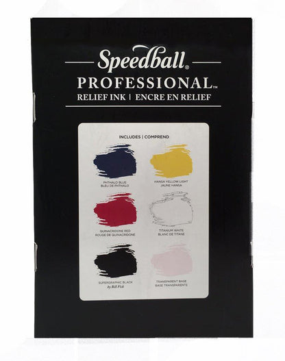 Speedball Professional Relief Ink 6 Colour Set
