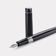 Thomas Slim Tangier 1680 Fountain Pen – Classic Black & Steel