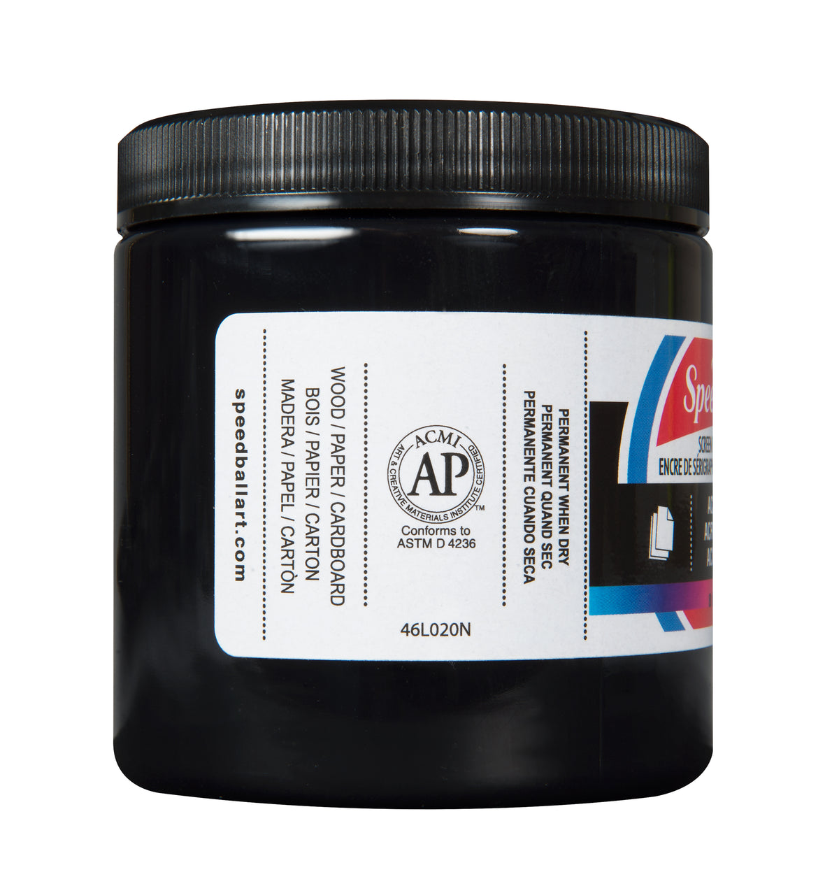 Speedball Acrylic Screen Printing Ink 236ml – Black