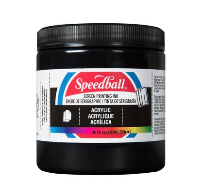 Speedball Acrylic Screen Printing Ink 236ml – Black