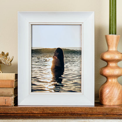 Kenro Emilia Classic Photo Frame White lifestyle