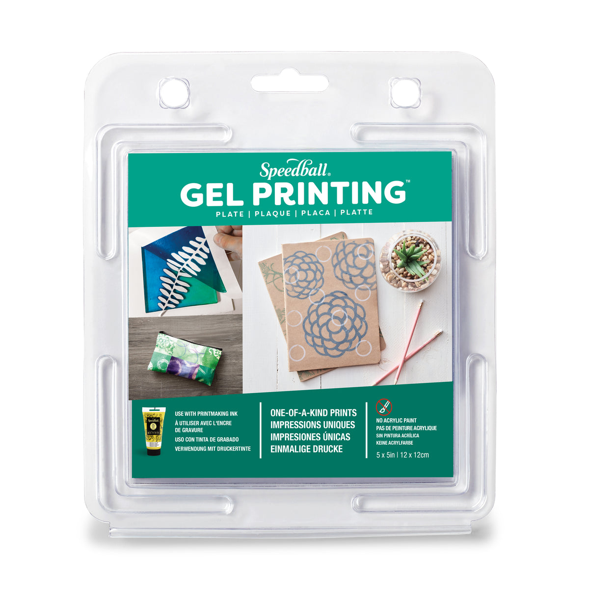 Speedball Gel Printing Plate 5 x 5in (12.7 x 12.7cm)