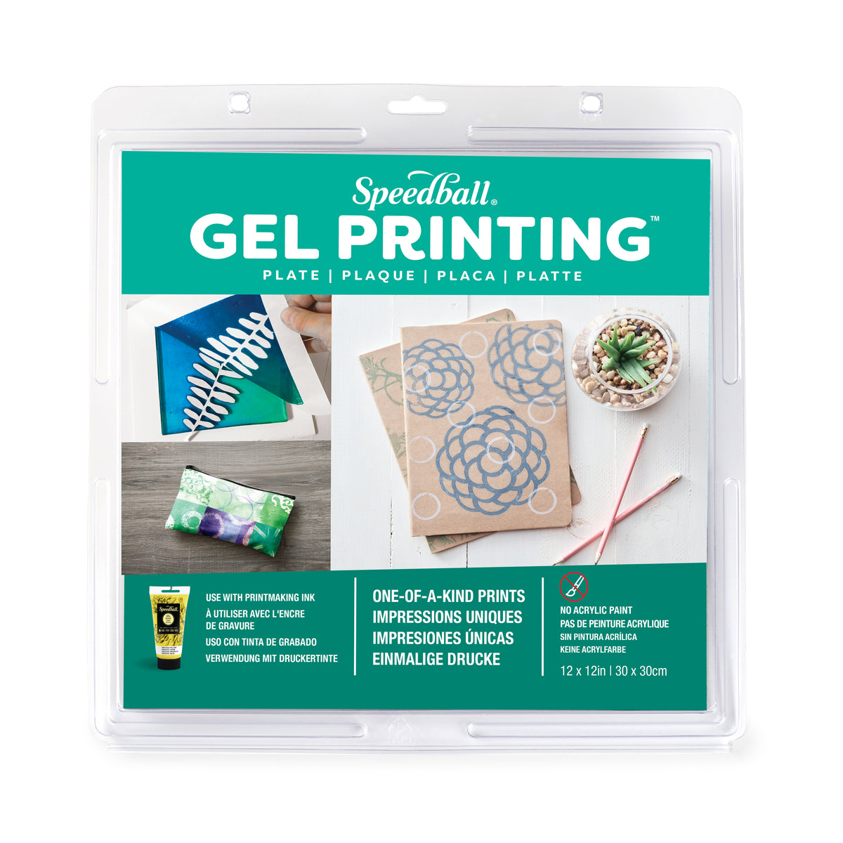 Speedball Gel Printing Plate 12 x 12in (30.5 x 30.5cm)