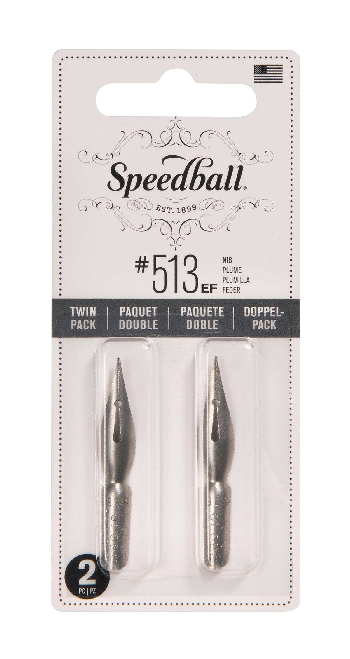 Speedball #513EF Pen Nib, Twin Pack