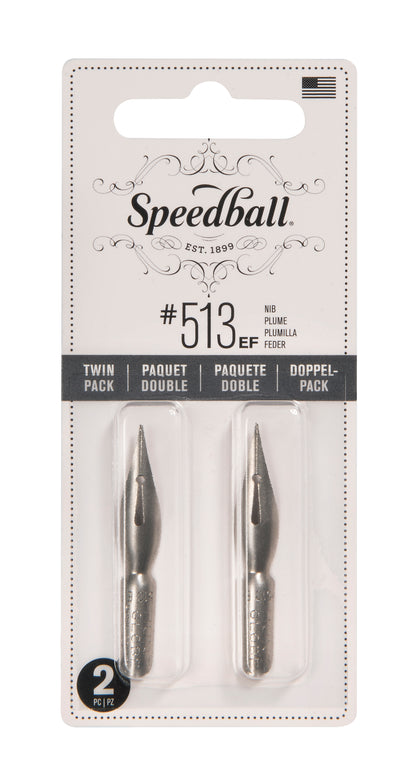 Speedball #513EF Pen Nib, Twin Pack