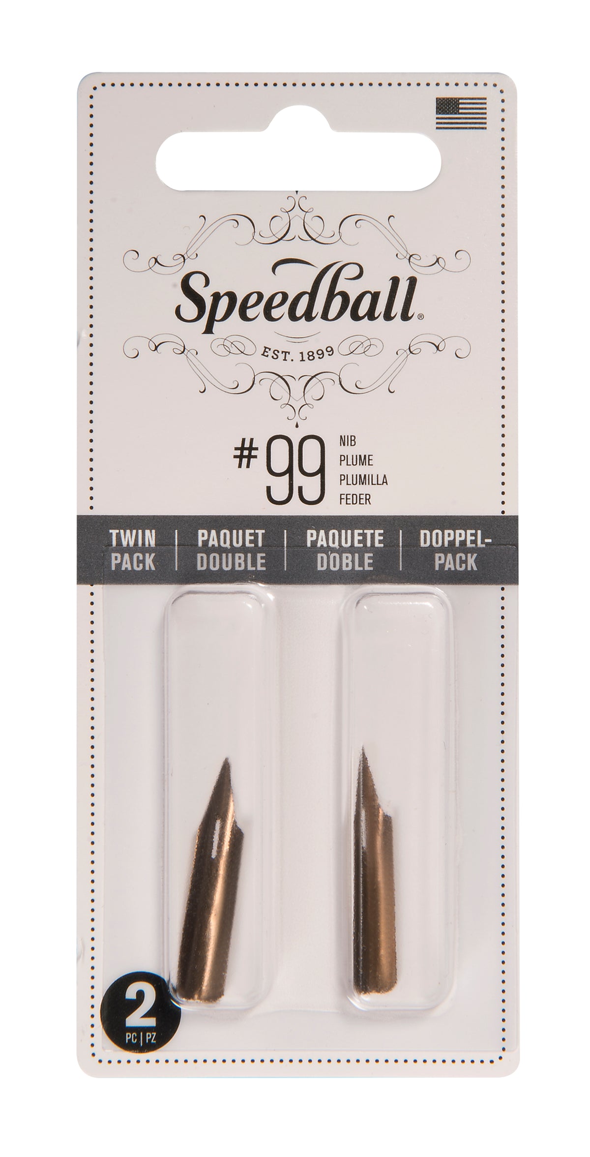 Speedball #99 Pen Nib, Twin Pack
