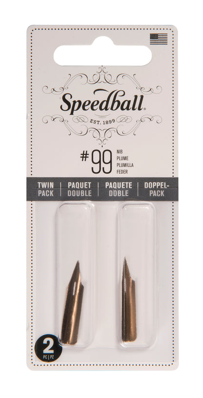 Speedball #99 Pen Nib, Twin Pack