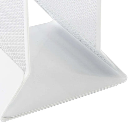 Wiremesh Bookends (Pack of Two) – White | MBE1-WHT