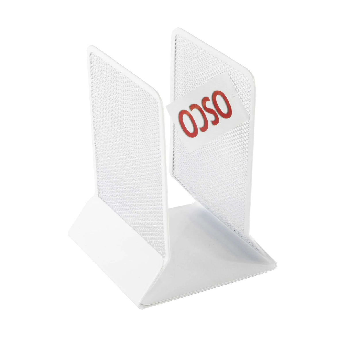 Wiremesh Bookends (Pack of Two) – White | MBE1-WHT