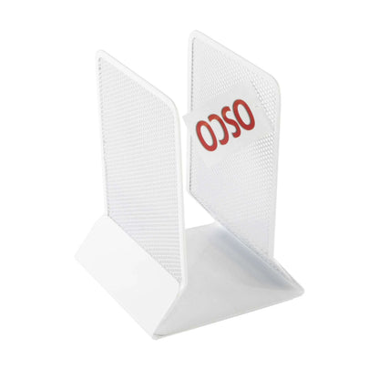 Wiremesh Bookends (Pack of Two) – White | MBE1-WHT