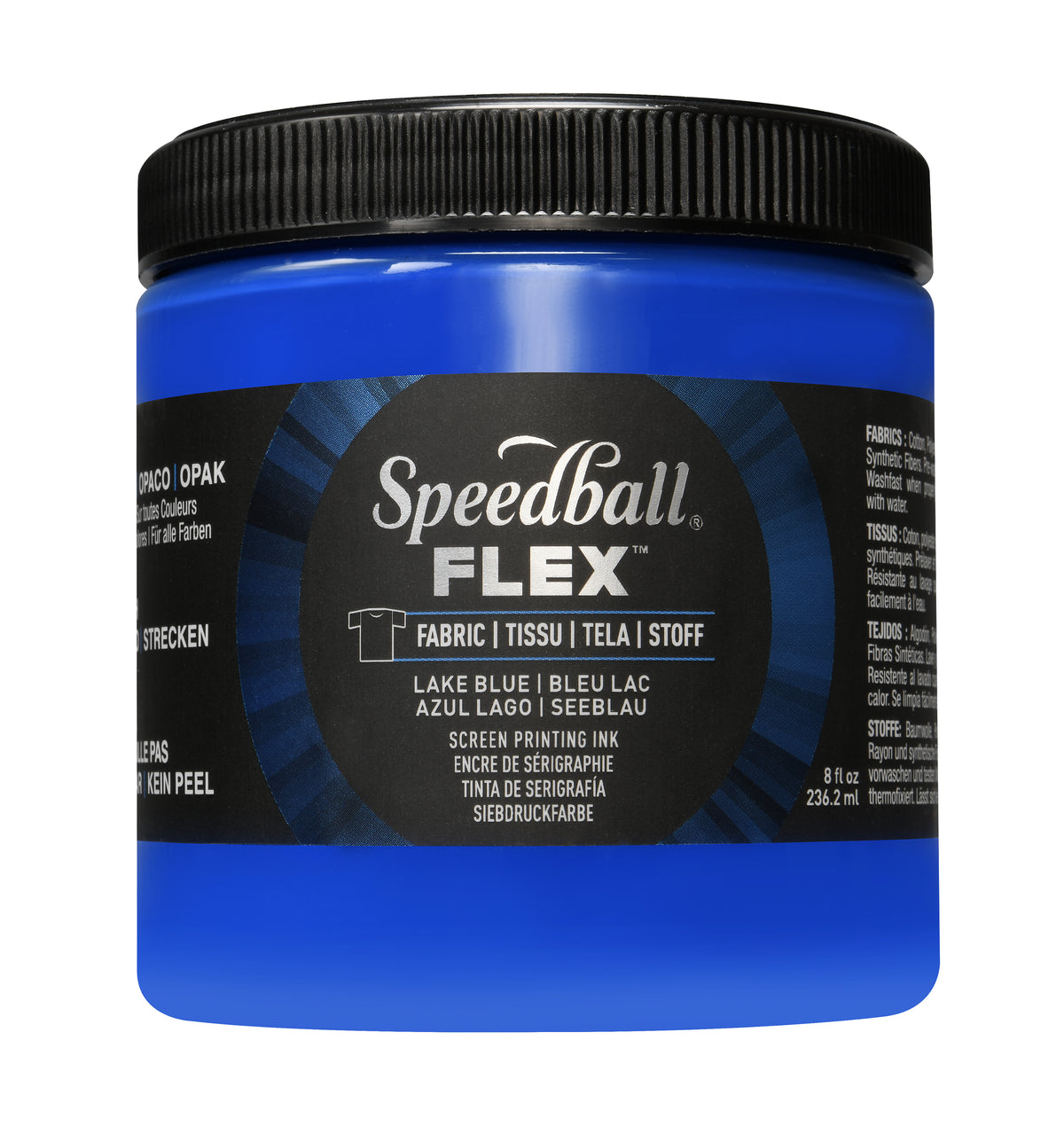 Speedball Flex Fabric Screen Printing Ink 236ml – Lake Blue