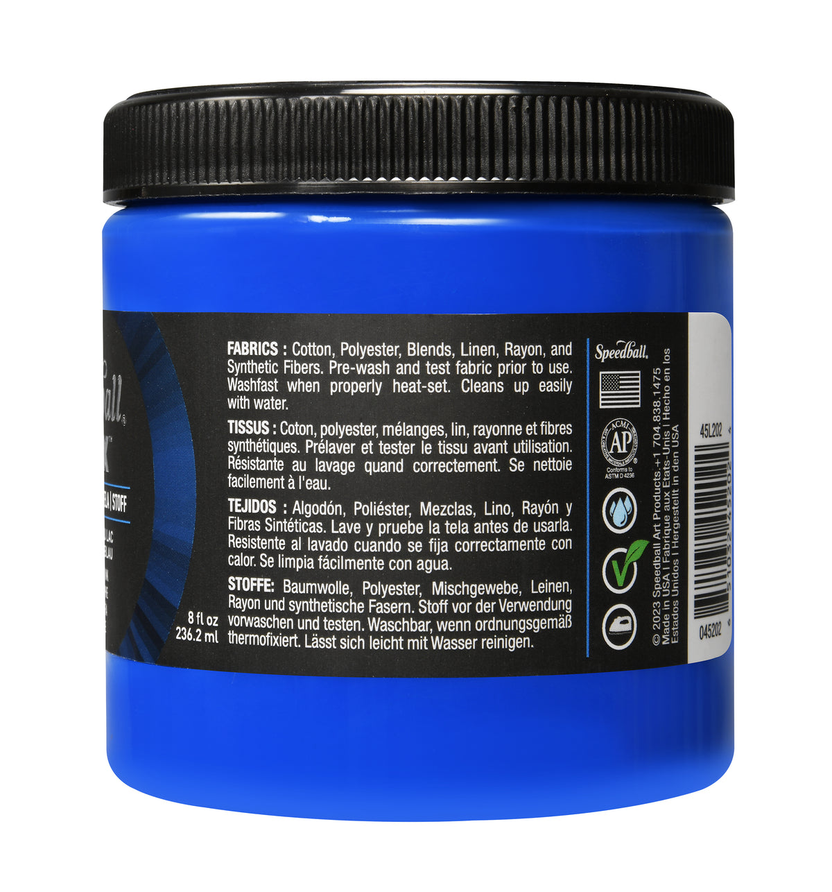 Speedball Flex Fabric Screen Printing Ink 236ml – Lake Blue