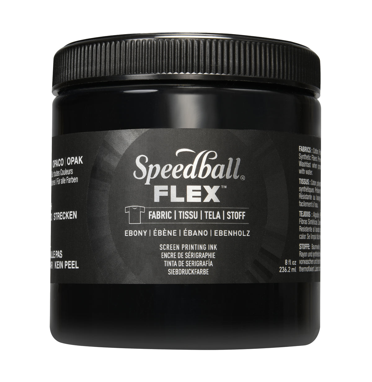 Speedball Flex Fabric Screen Printing Ink 236ml – Ebony