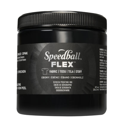 Speedball Flex Fabric Screen Printing Ink 236ml – Ebony