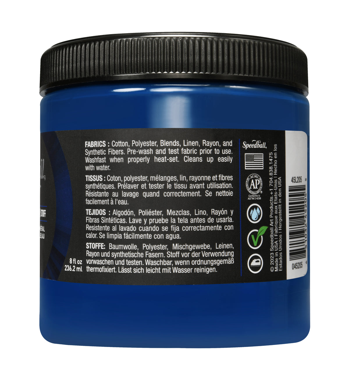 Speedball Flex Fabric Screen Printing Ink 236ml – Mineral Blue