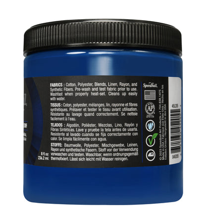 Speedball Flex Fabric Screen Printing Ink 236ml – Mineral Blue